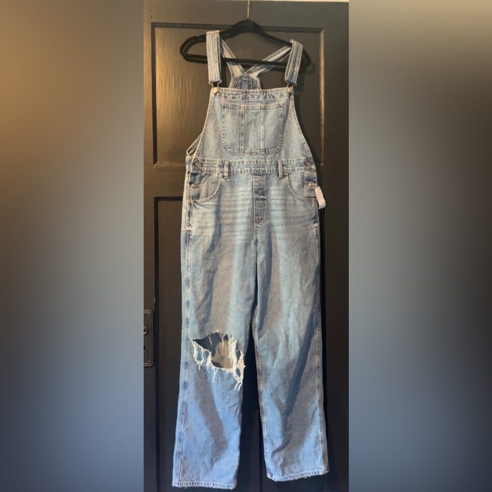 American Eagle Baggy Dad Overalls
